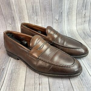 Allen Edmonds McGraw Penny Loafers Bench Welt Brown Leather Shoes Men’s 10.5 D
